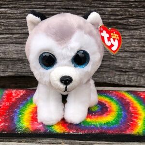 TY Beanie Babies Buff Husky Dog plushie stuffed animal Toy plush